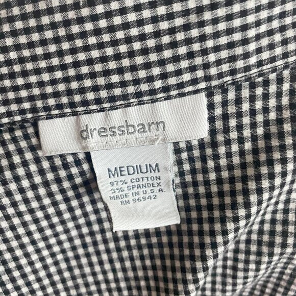 Vintage Blouse Dress Barn size Medium Dress Shirt - Picture 6 of 6